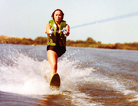cancer surivior water ski